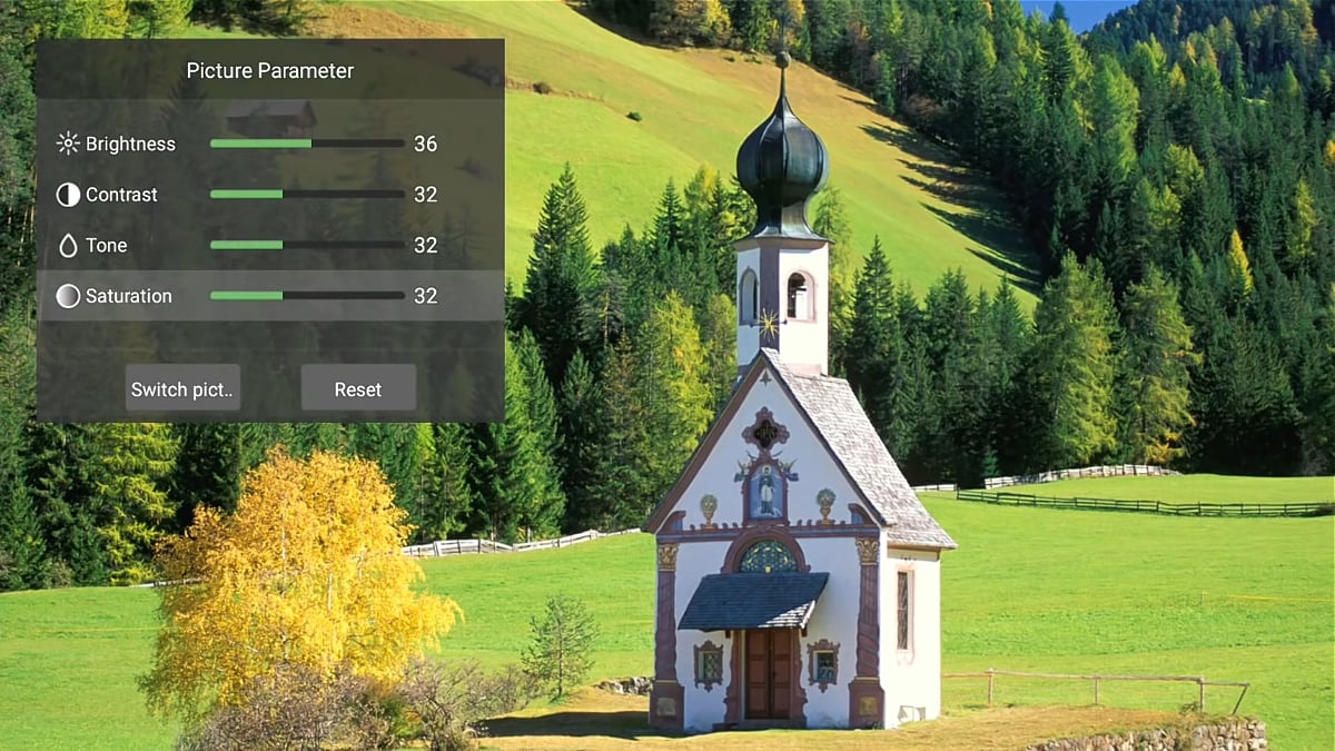 Zidoo X20 Pro - Nastavení zobrazovače