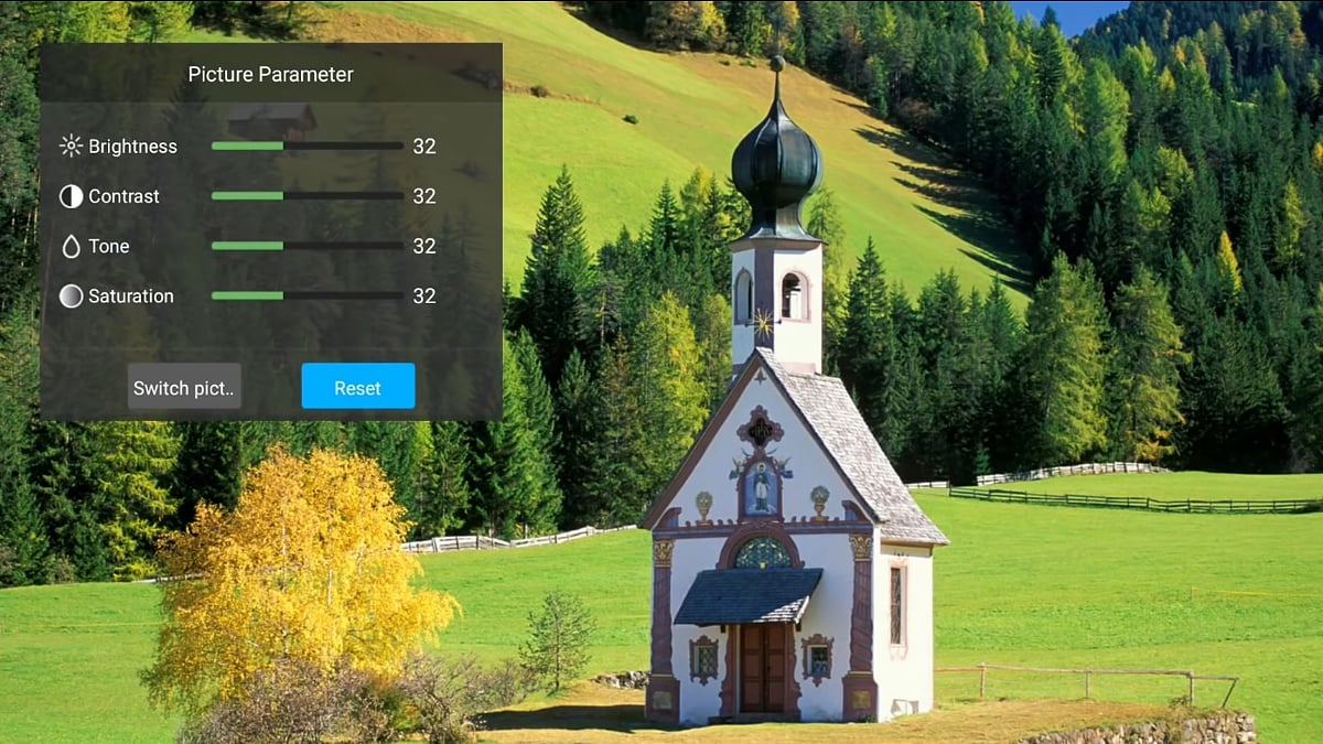 Zidoo X20 Pro - Nastavení zobrazovače