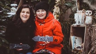 Eva a Jitka z Ateliéru Kruhy