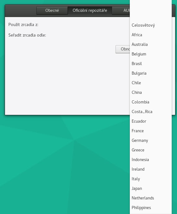 Manjaro: konfigurace správce balíčků