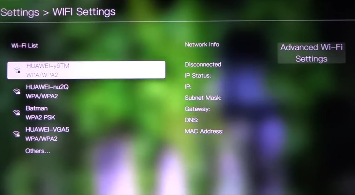 Egreat A10 - Menu nastavení – základní