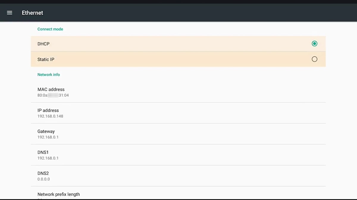 Zidoo H6 Pro - Uživatelská nastavení – rozšířená 1/2