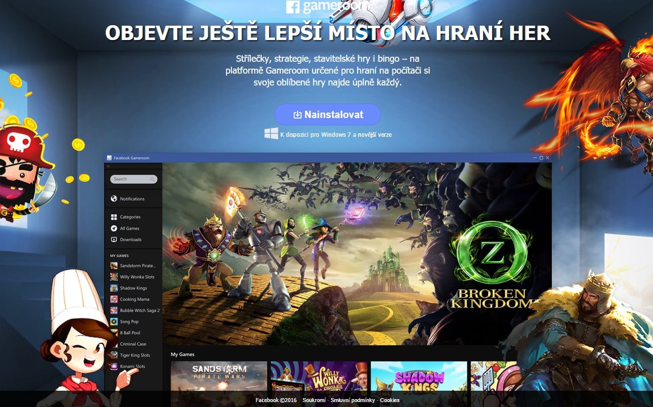 Facebook Gameroom