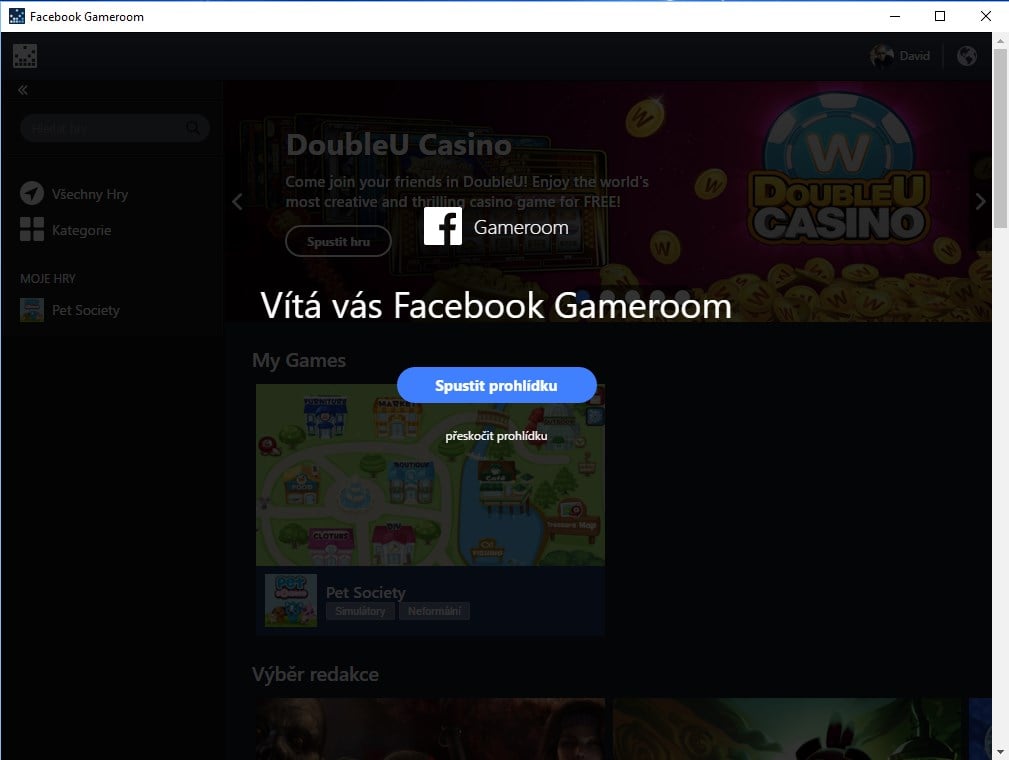 Facebook Gameroom