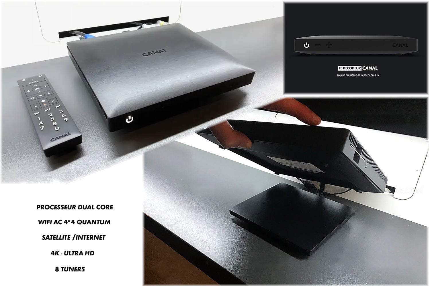 Francouzské dekodéry 4K UHD Canal+
