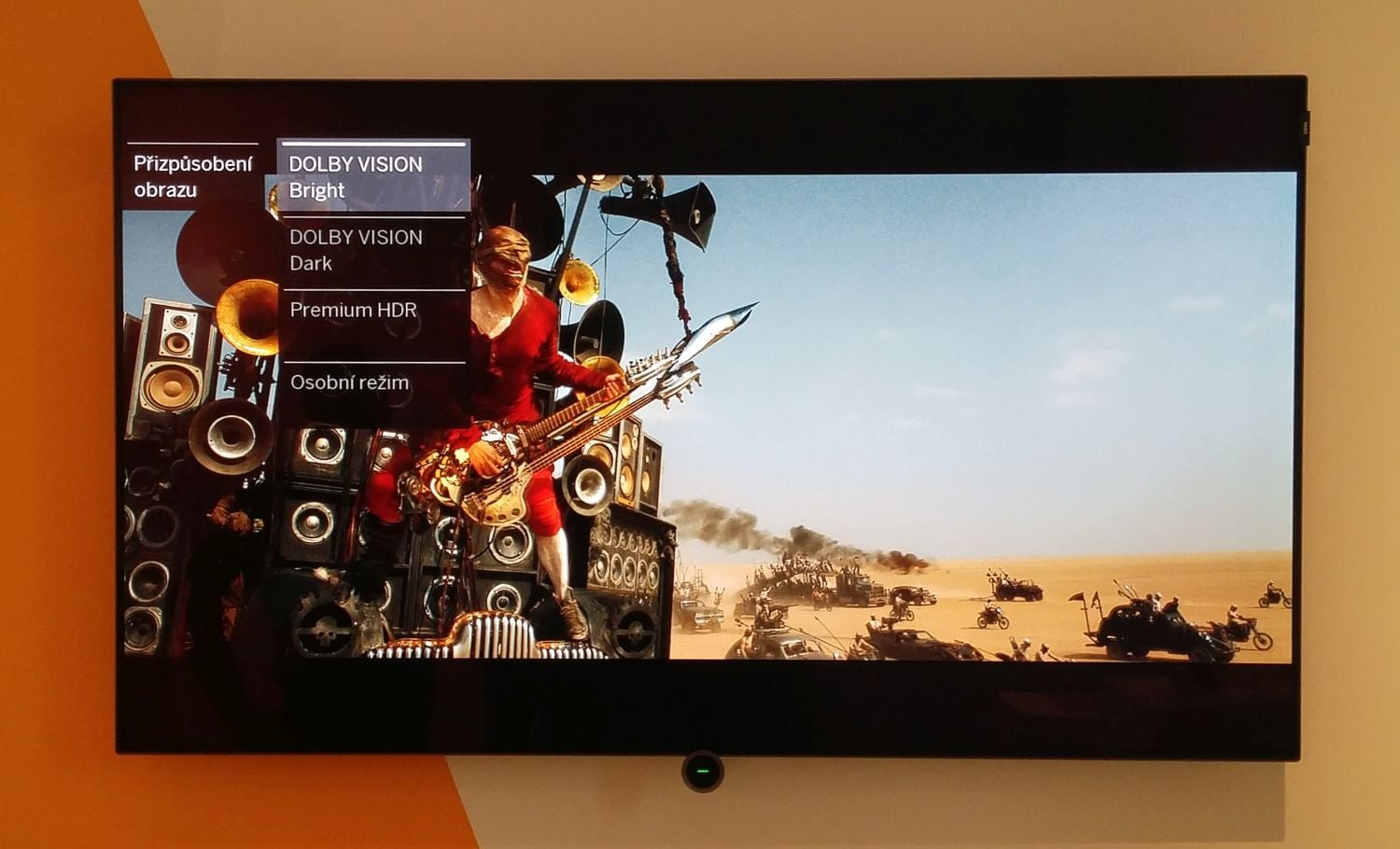 Přednastavené obrazové režimy při přehrávání obsahu s technologií HDR.