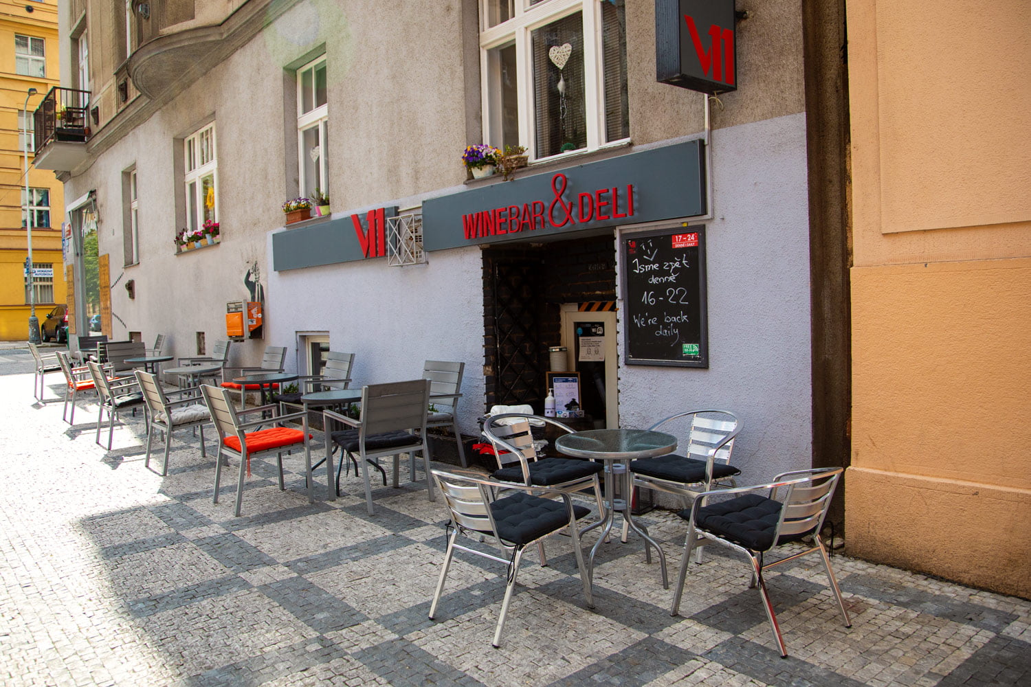 Znovuotevřené zahrádky restaurací