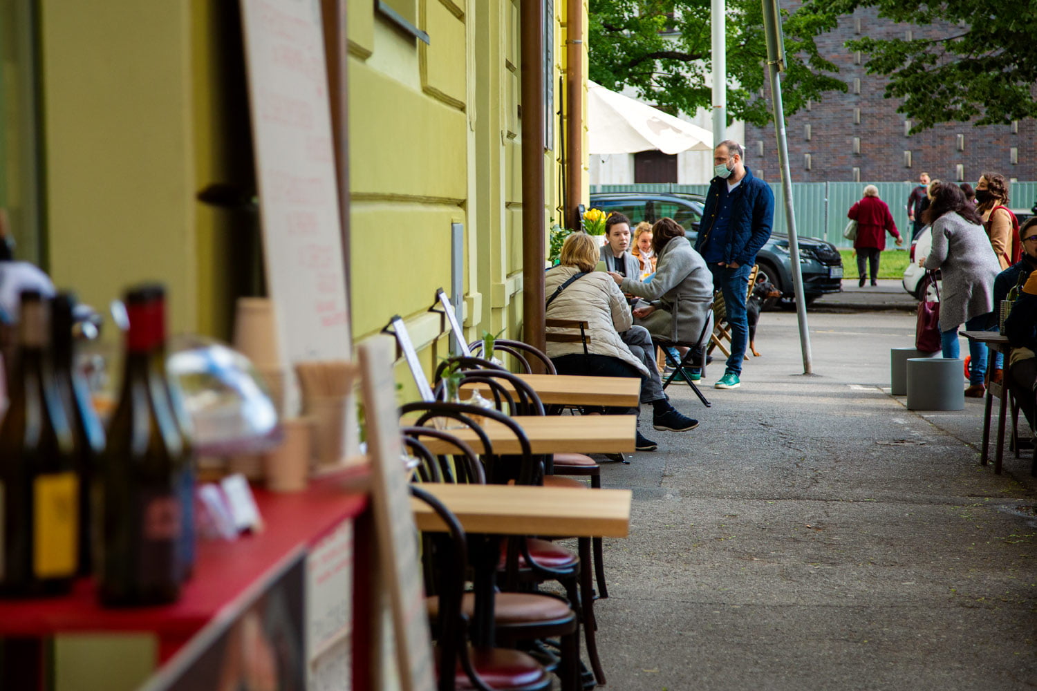 Znovuotevřené zahrádky restaurací