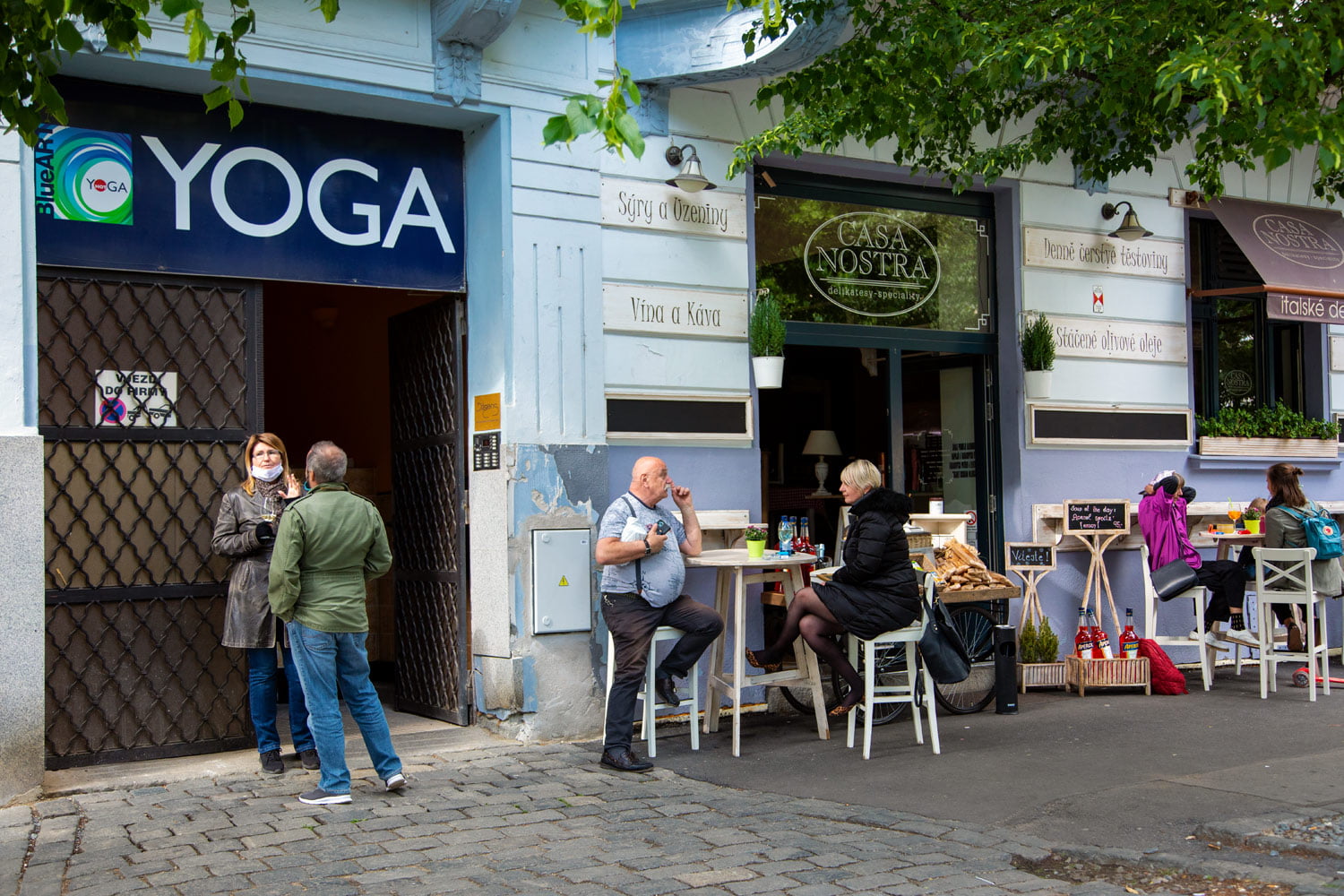 Znovuotevřené zahrádky restaurací