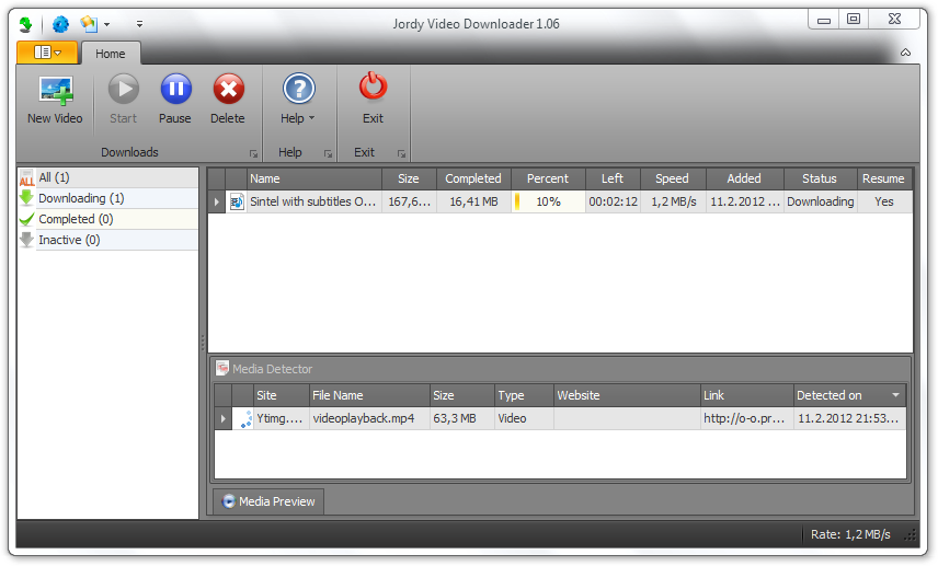Jordy Video Downloader - stahování videí z oblíbených serverů