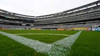 Metlife stadium v New Yorku, jedno z dějišť nadcházejícího fotbalového MS