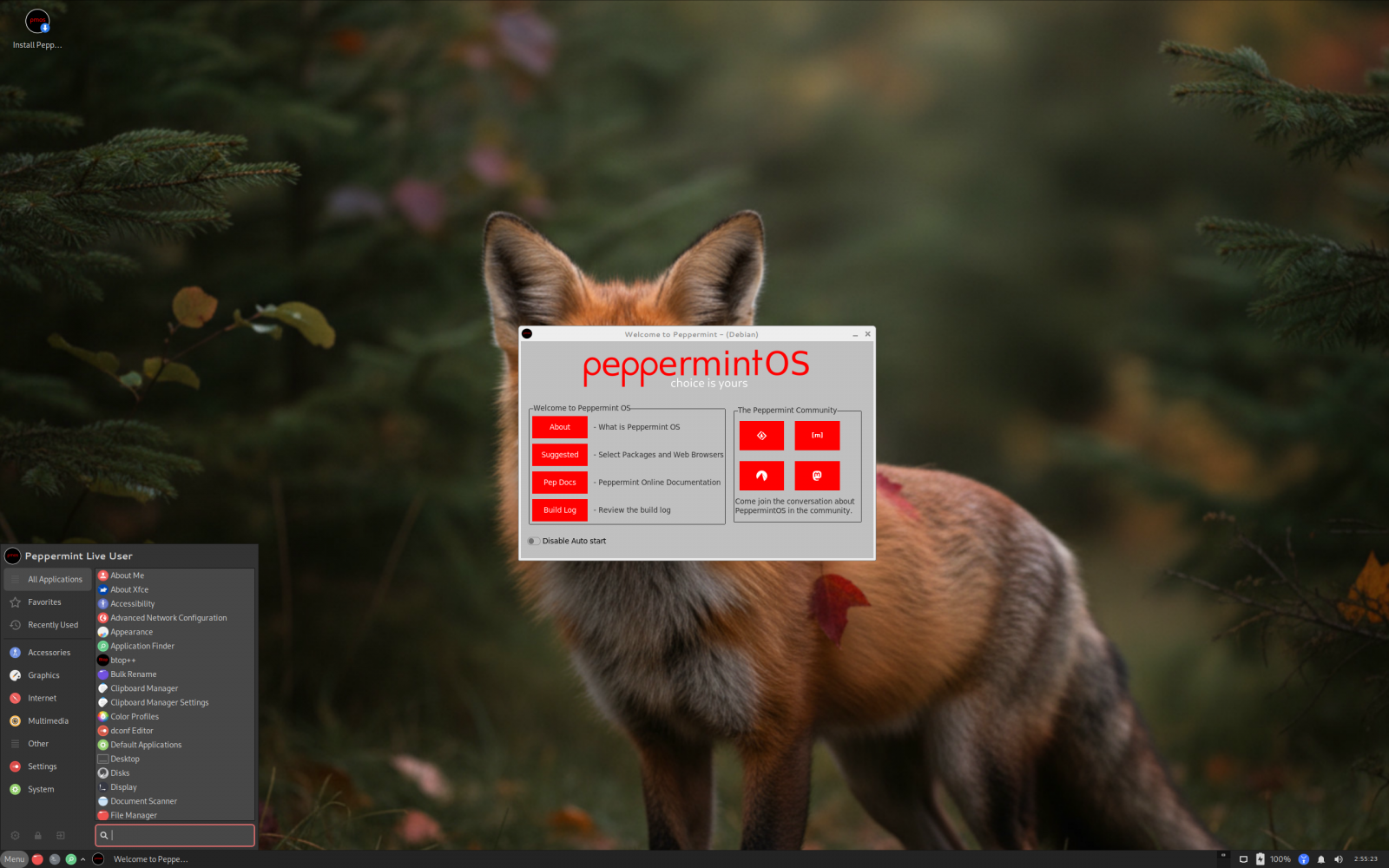 Peppermint OS 2025-10-12