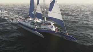 Trimaran francouzské firmy Vela