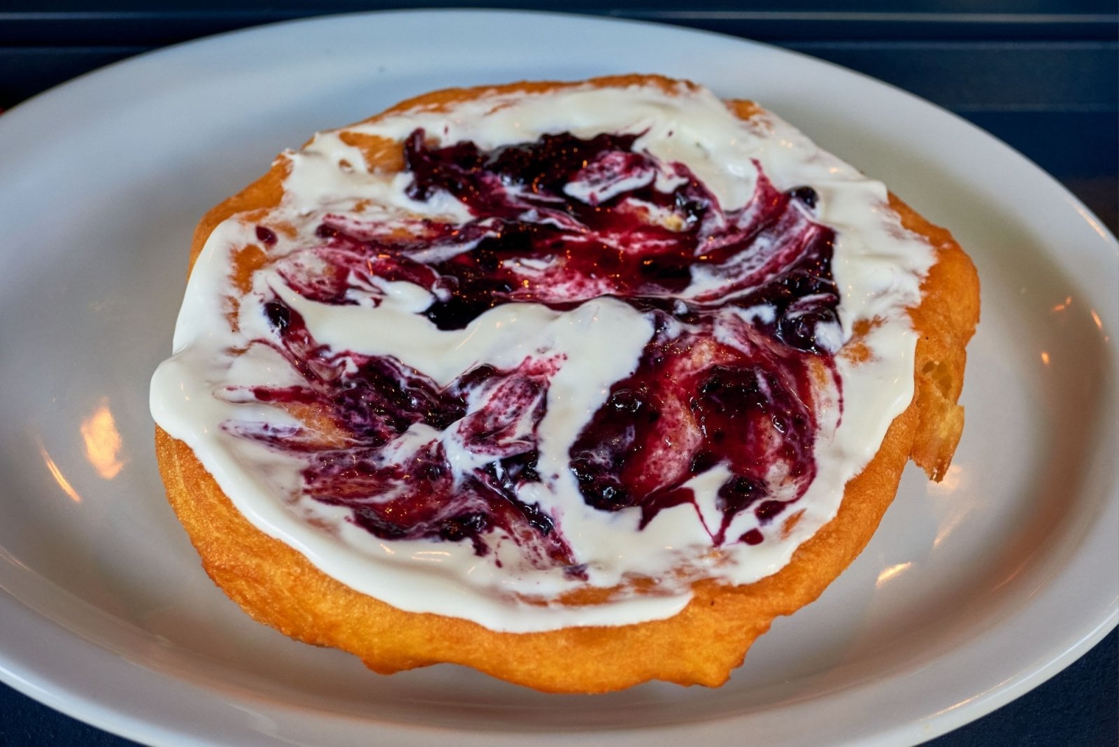 Langoš s marmeládou