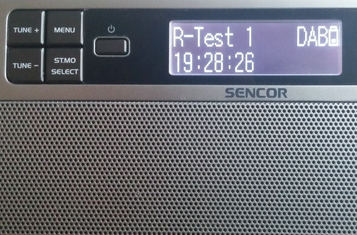 Sencor SRD 6600 DAB+, tlačítko Info