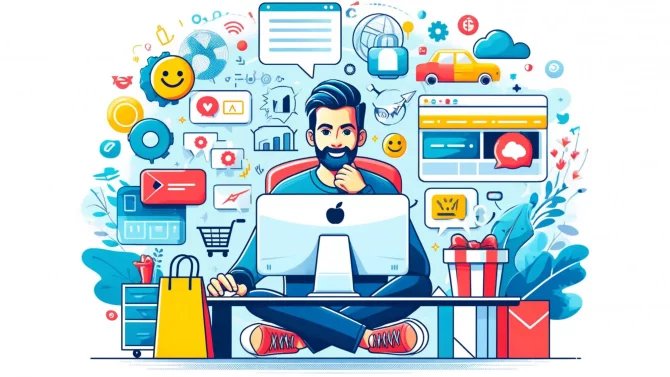 18. 4. 24 / 1x / e-shop, muž, objednávky, radost