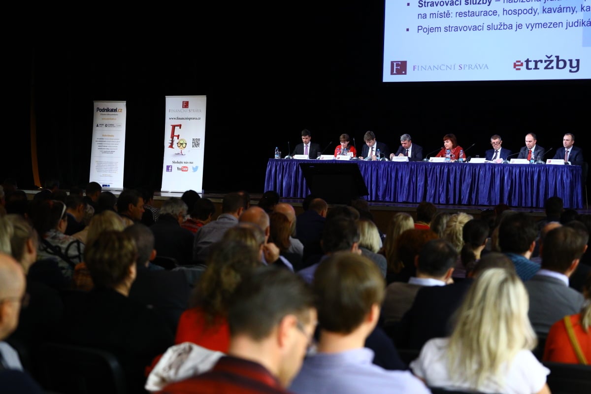 Jak to vypadalo na konferenci k EET v Praze