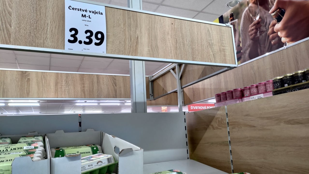 Ceny v Lidlu, Čadca (SK) 30. 3. 2023