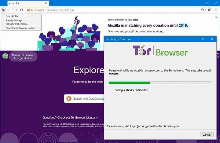 Tor je prostě Firefox, ale zaměřený na soukromé brouzdání