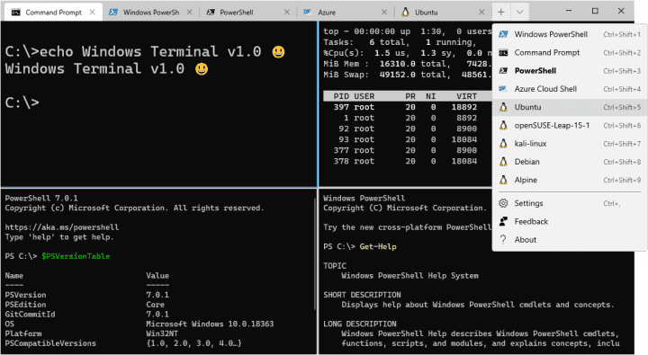 Windows Terminal 1.0