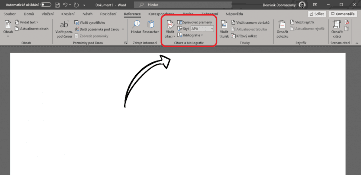 Citace a bibliografie ve Wordu