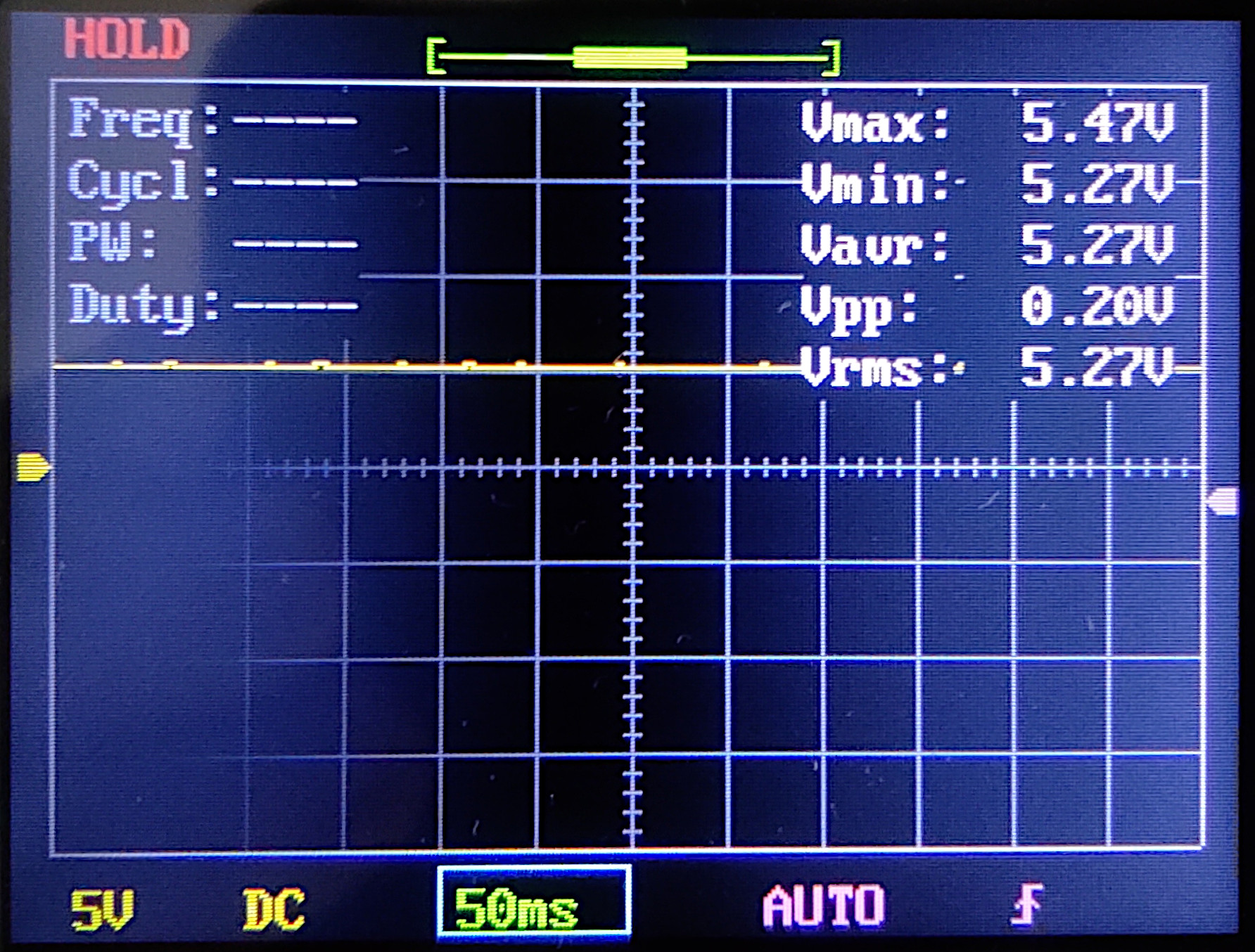 Větev +5V.