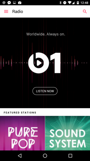 Apple Music pro Android | Zdroj: Arstechnica