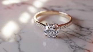 Prsten s diamantem