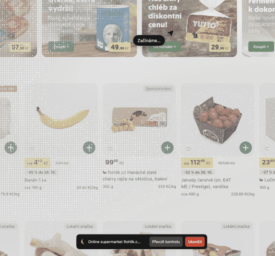 Autor: Matěj Vlk Screenshot ChatGPT Atlas