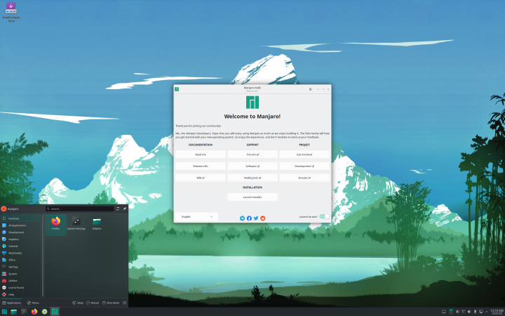 Manjaro Linux 22.0