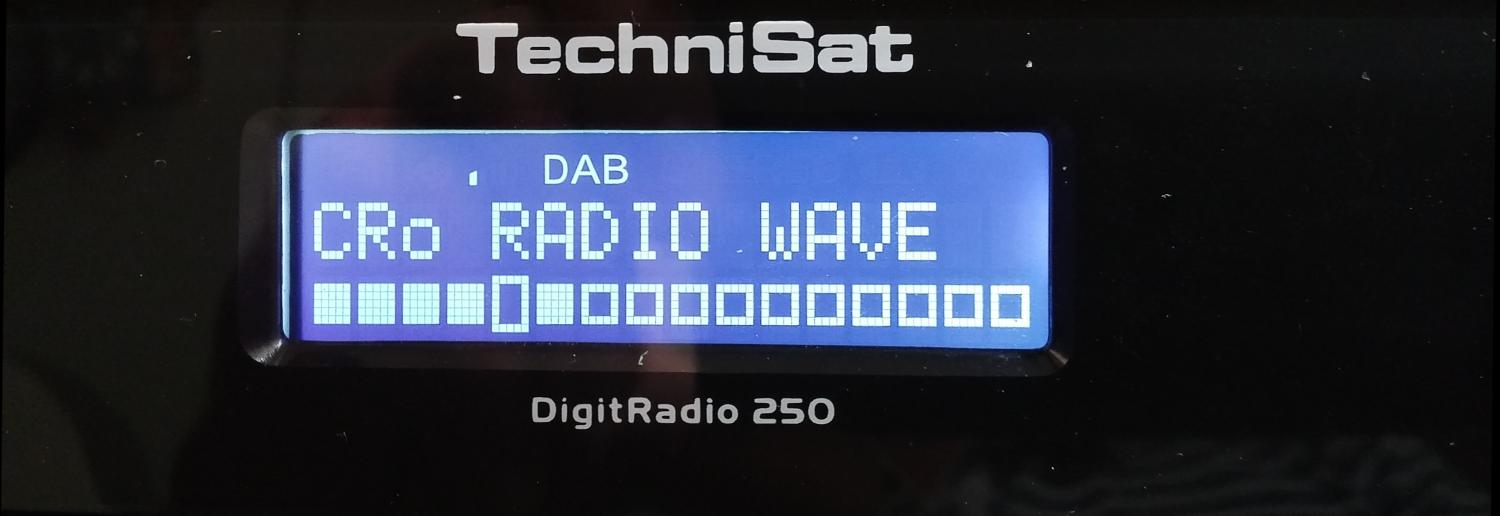 Technisat DigitRadio 250 - ladění DAB