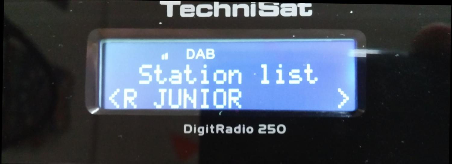 Technisat DigitRadio 250 - ladění DAB