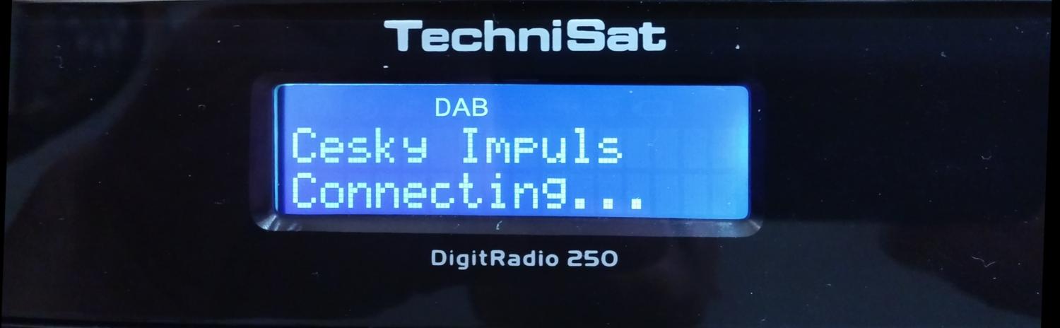 Technisat DigitRadio 250 - ladění DAB