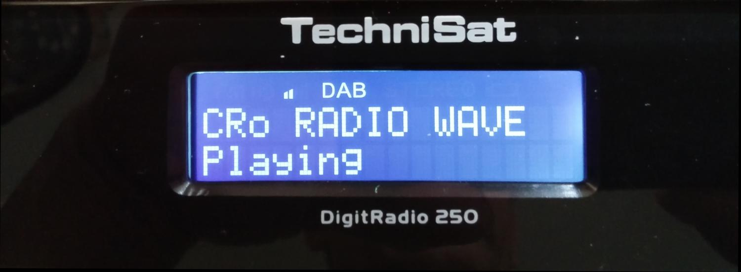 Technisat DigitRadio 250 - ladění DAB