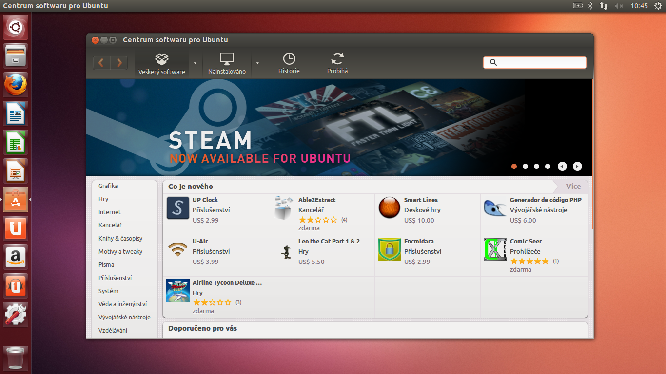 Ubuntu 13.04 − první pohled