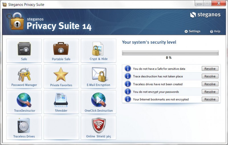 Steganos Privacy Suite 14