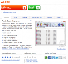 Detail programu s větším náhledovým obrázkem
