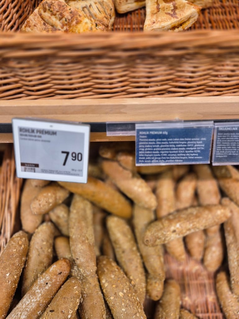 Globus složení nebaleného pečiva