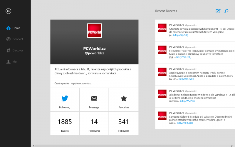 Oficiální Twitter pro Windows 8 konečně ke stažení