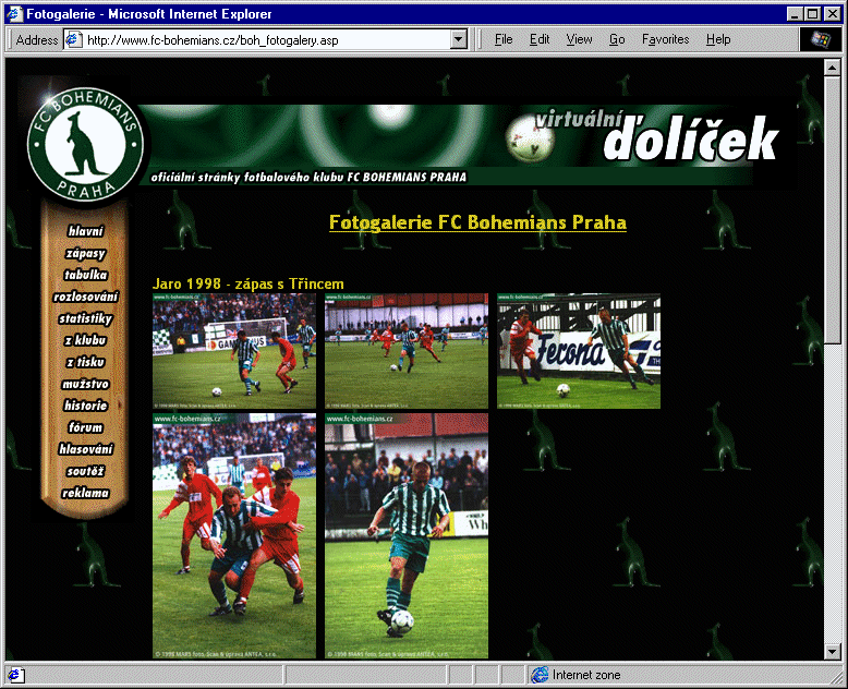 Český Internet v roce 1998