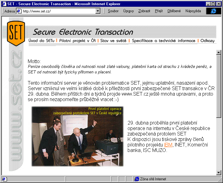 Český Internet v roce 1998