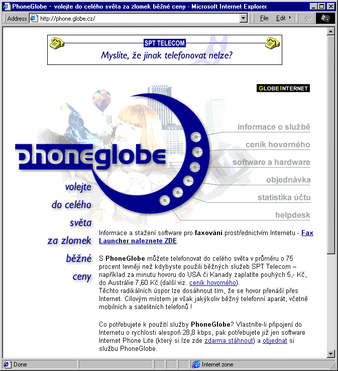 Český Internet v roce 1998