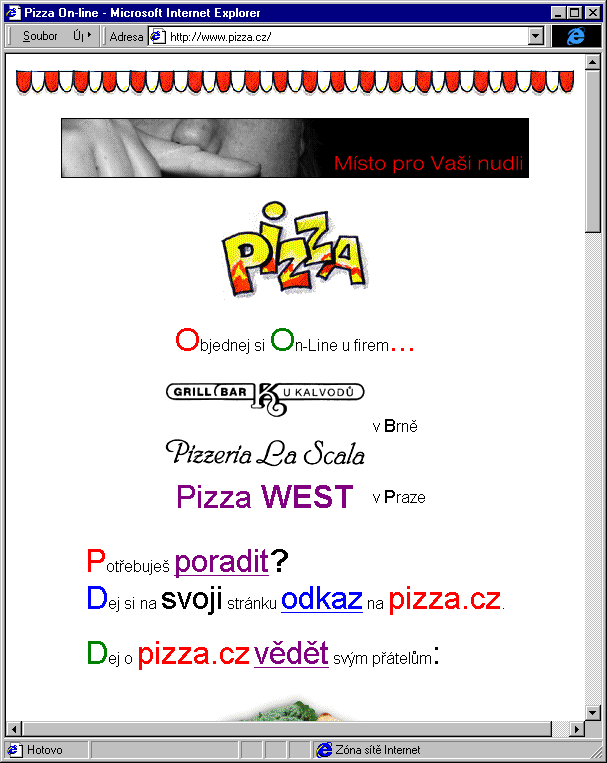 Český Internet v roce 1998