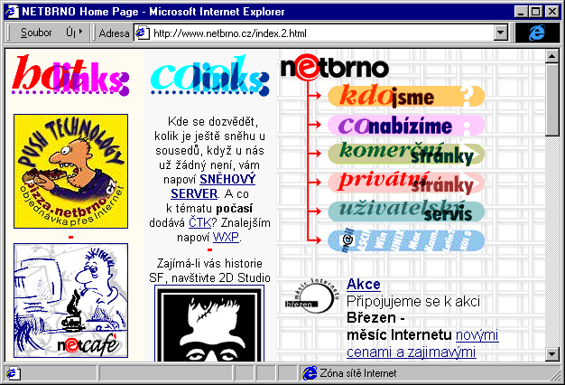 Český Internet v roce 1998