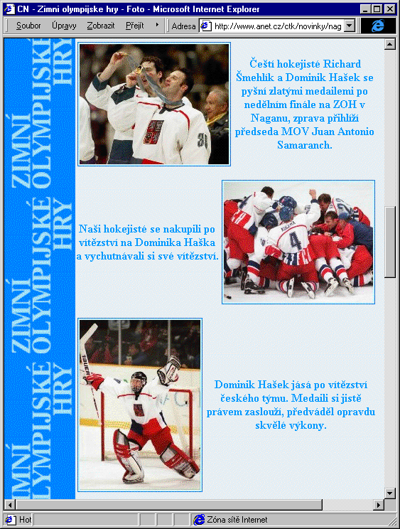 Český Internet v roce 1998