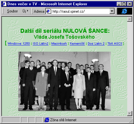Český Internet v roce 1998