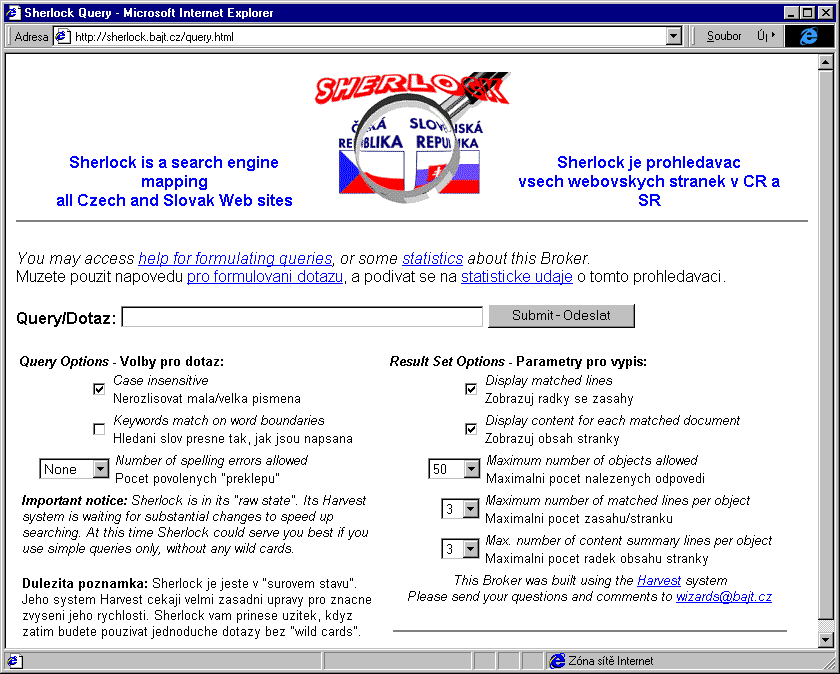 Český Internet v roce 1998