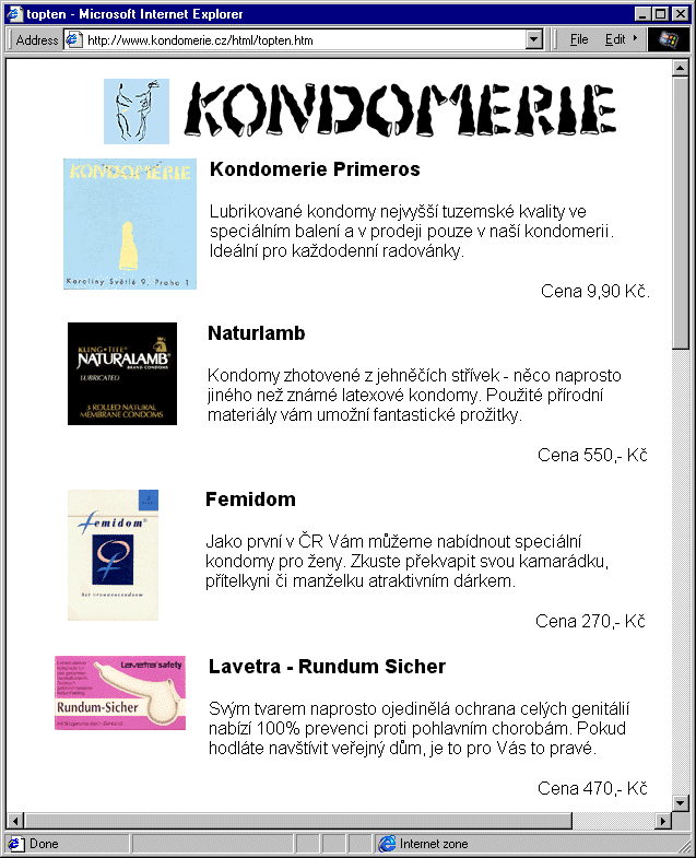 Český Internet v roce 1998