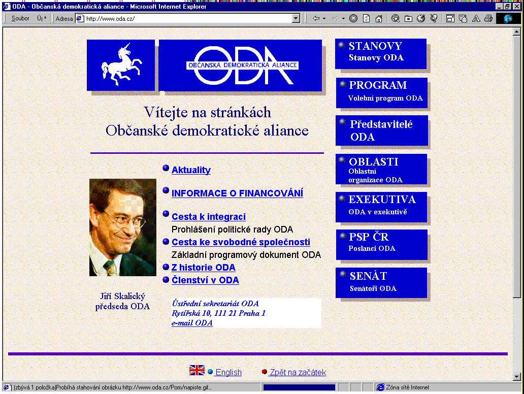 Český Internet v roce 1998