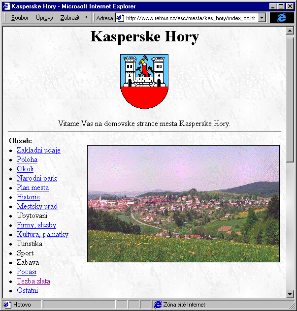 Český Internet v roce 1998